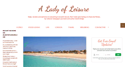 Desktop Screenshot of aladyofleisure.com